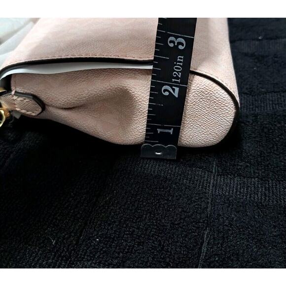 MICHAEL KORS Jet Set Medium MK Logo PVC Convertible Crossbody Pouchette Bag - Picture 4 of 13